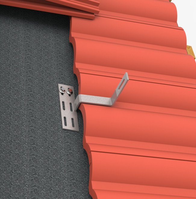 Solar tile roof mounting accessories
