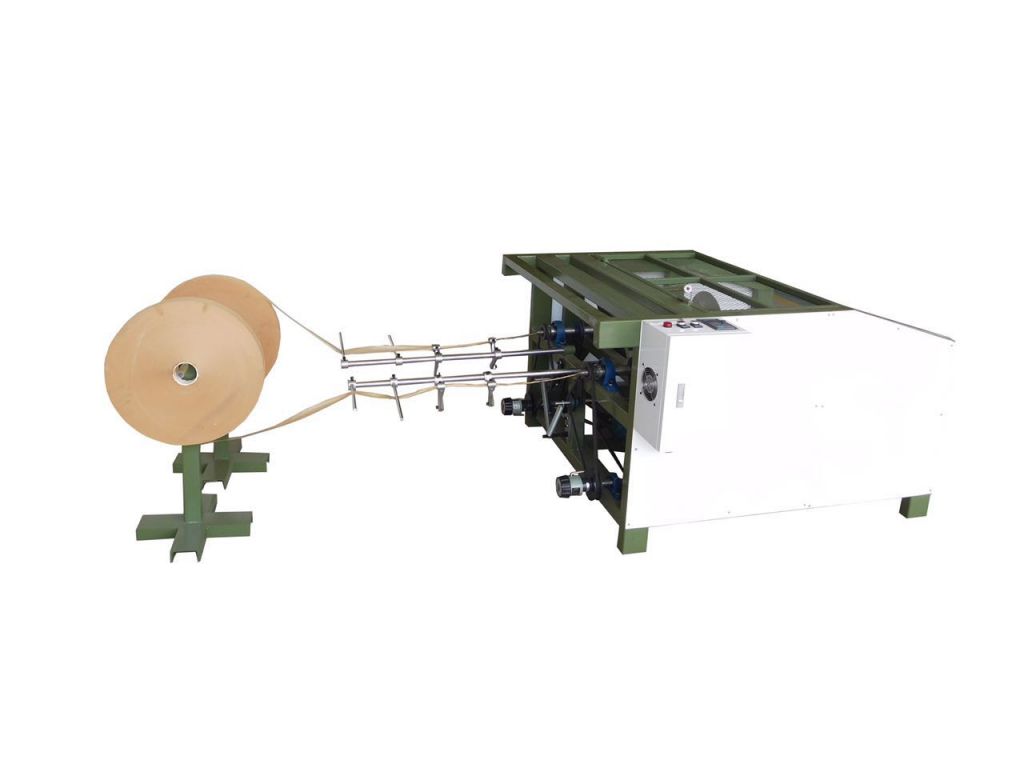 Double-station twisted paper rope for paper bag making machine 