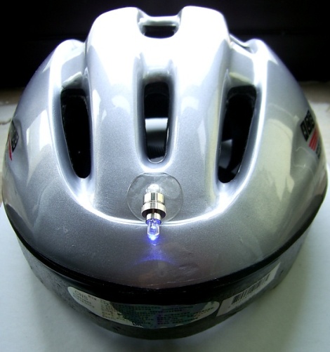 LED mini sucker light for helmet