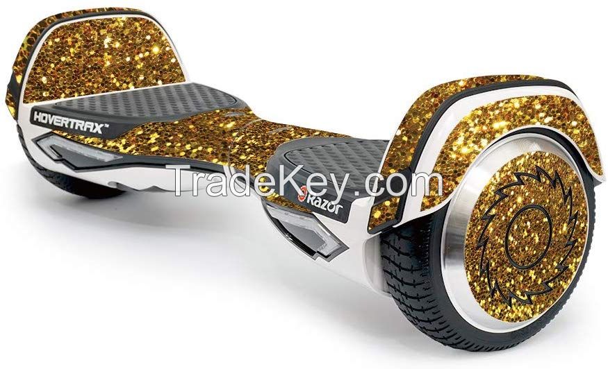 PowerUp MightySkins Razor Hovertrax 2.0 Gold Dazzle Hover Board with Protective, Durable, and Unique Vinyl Decal Wrap Cover