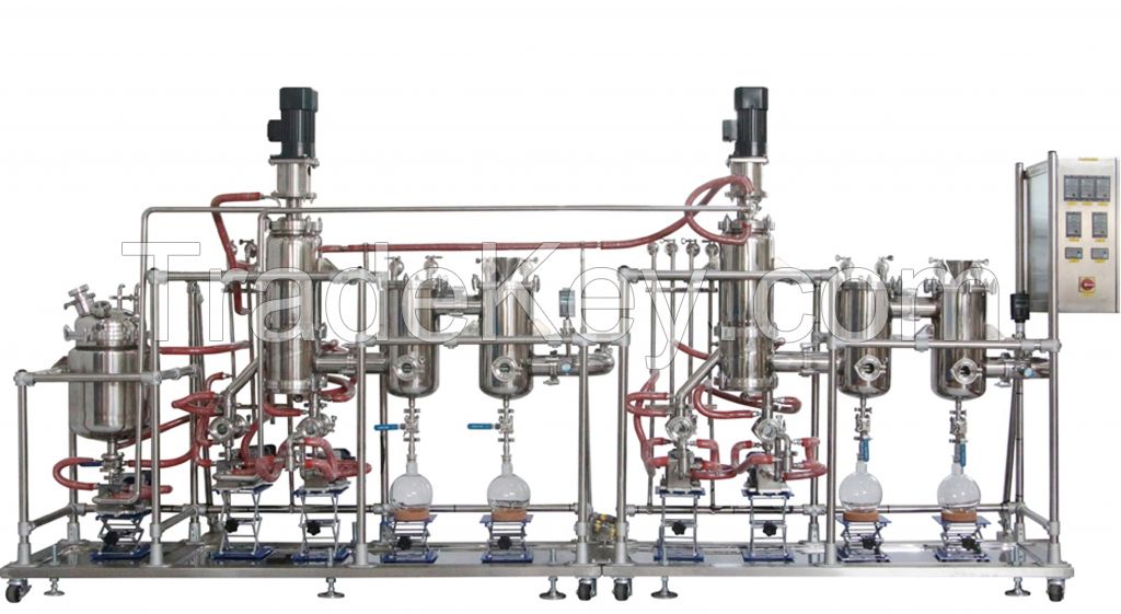 Short path molecular distillation equipment factory CE certified