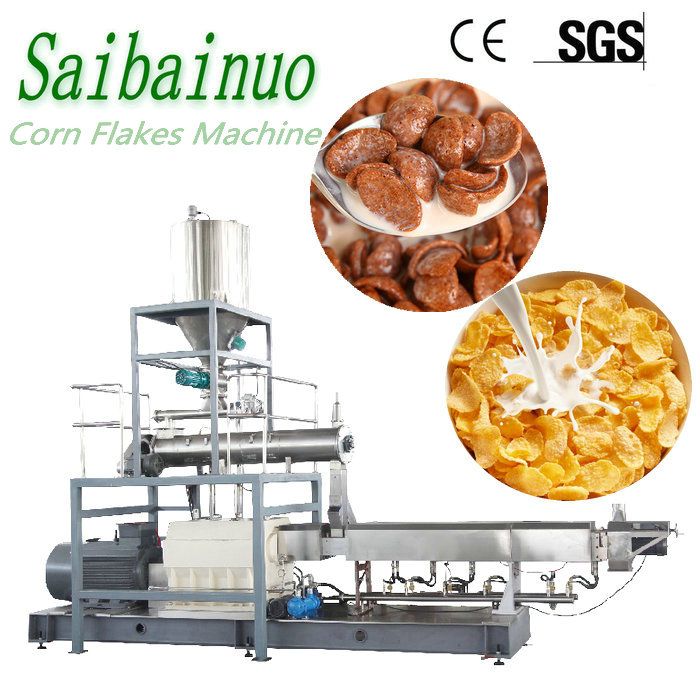 Extrusion Snacks Food Corn Flakes Processing Machinery