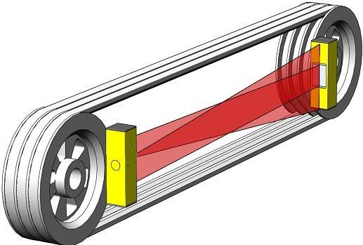 Laser Pulley Alignment Tool