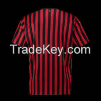 19/20 AC Milan Home Black&Red Soccer Jerseys Shirt(Player Version)