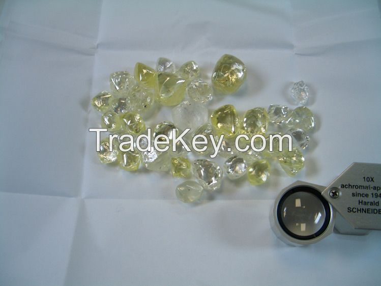 Rough Diamonds and Gold Bar &Nuggets