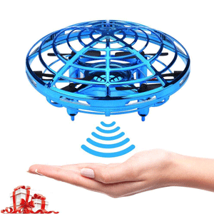 wholesale UFO toys gesture control aircraft throwing flying sensing luminous toy with LED sense quadcopter children's toys