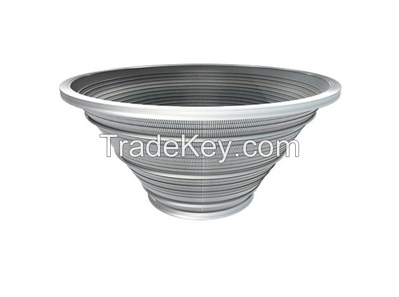 Wedge Wire Screen Centrifuge Basket  
