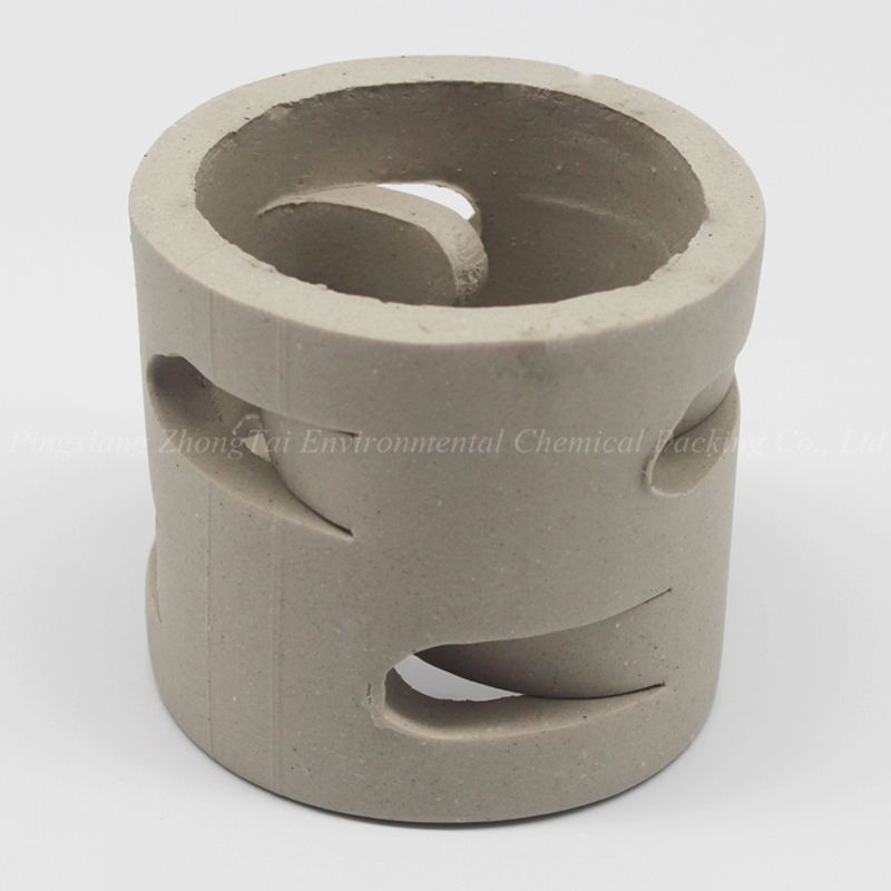 25mm 38mm 50mm 80mm Ceramic Random Packing Ceramic Pall Ring