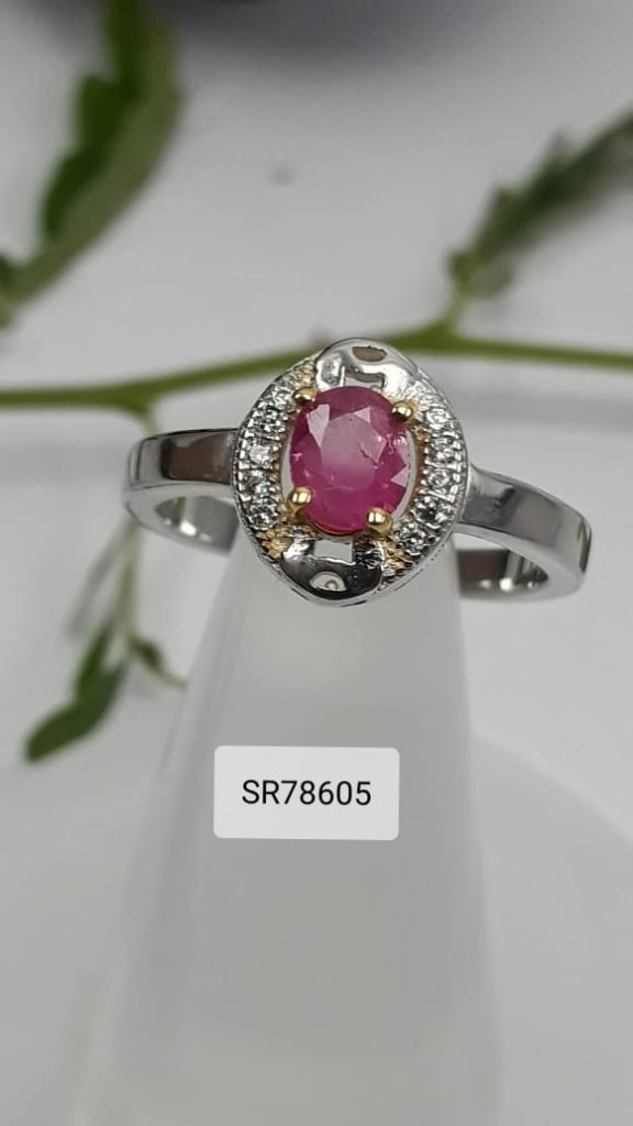 925 Sterling Silver Rings with natural gemstones