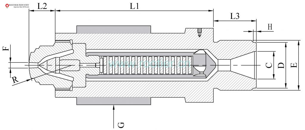 internal spring shut-off nozzle