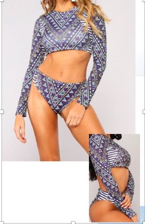 Coconut Kiss Bikni-Blue Multi