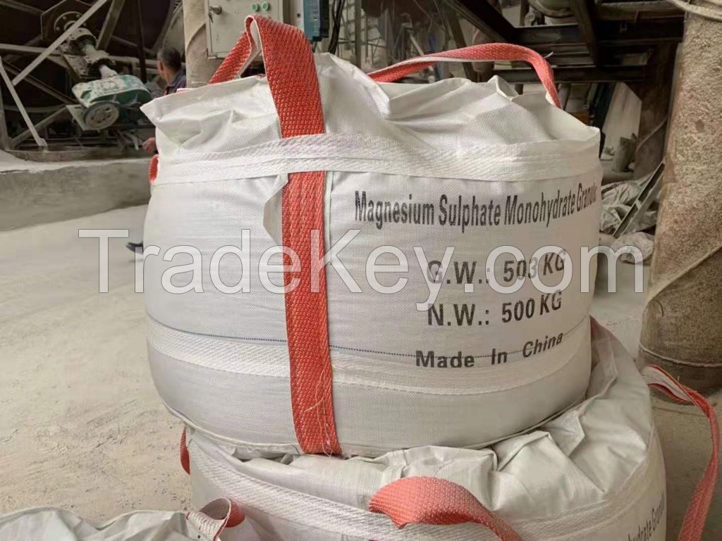 Magnesium oxide ,magnesium sulphate monohydrate and heptahydrate