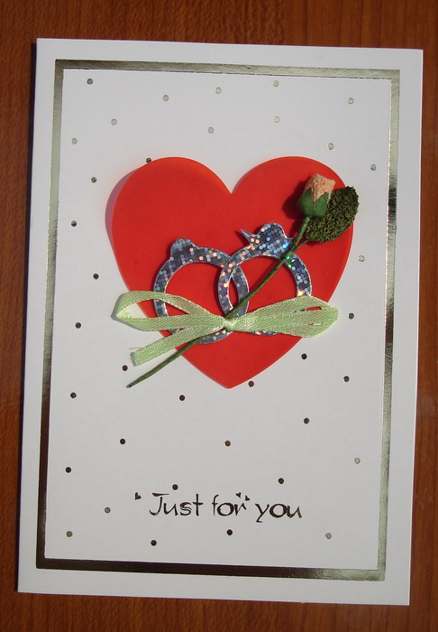 handmade 3D valentine cards