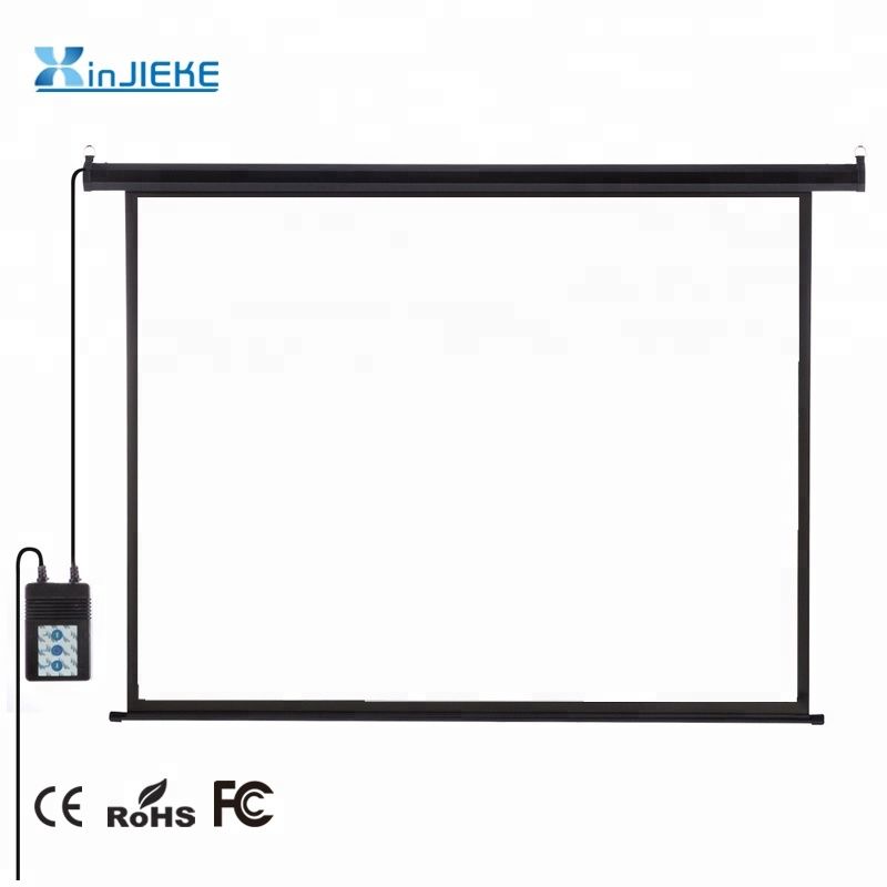 120 inch  Electric Tubular Motor projection screen Drop Down