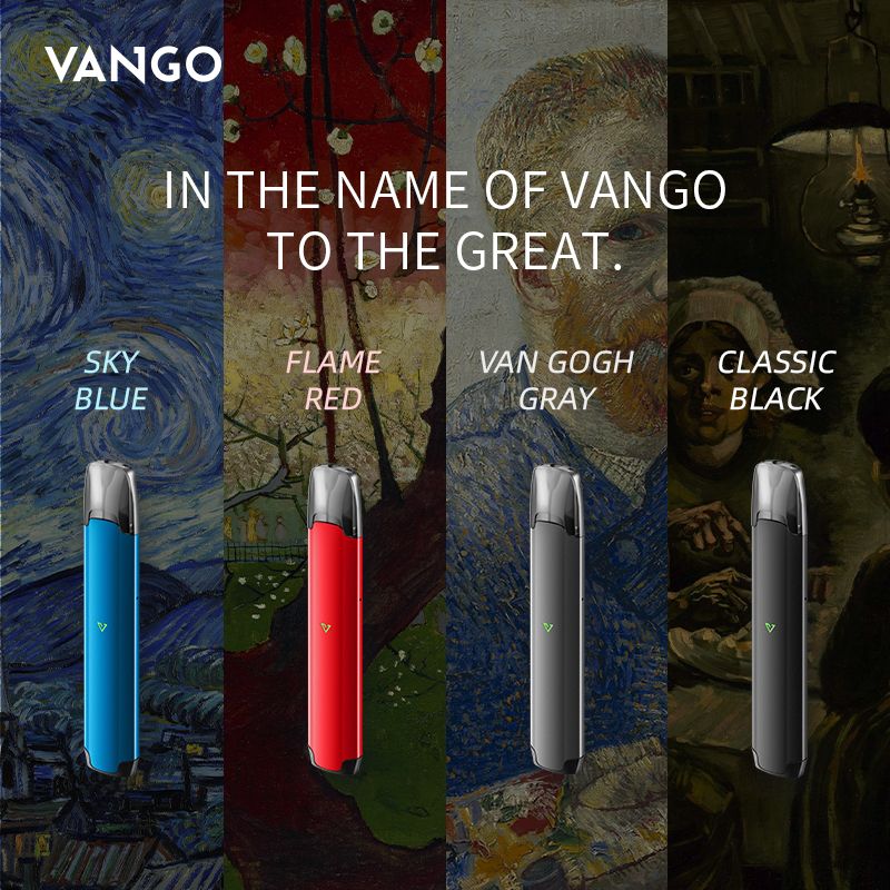 VANGO Rechargeable Electronic Cigarette Black Van Pen Package