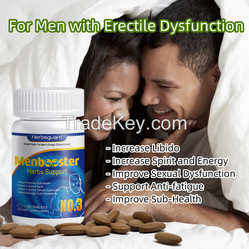 Herbal Dietary Supplement Men Booster Natural Herbs Extracts As Active Ingredients Recover Normal Sexual Function Man ED Product Erectile Dysfunction Treatment 