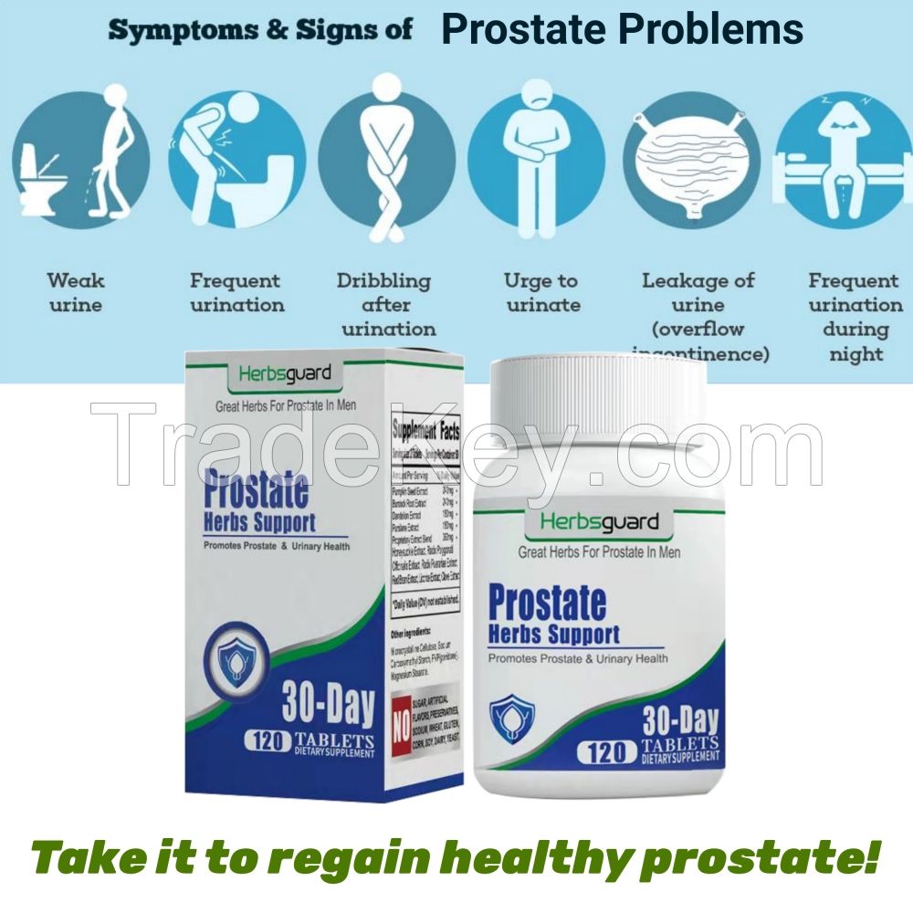 Chinese Pharmaceutical Manufacturer Men Enlarged Prostate Treatment Natural Herbal Dietary Supplement