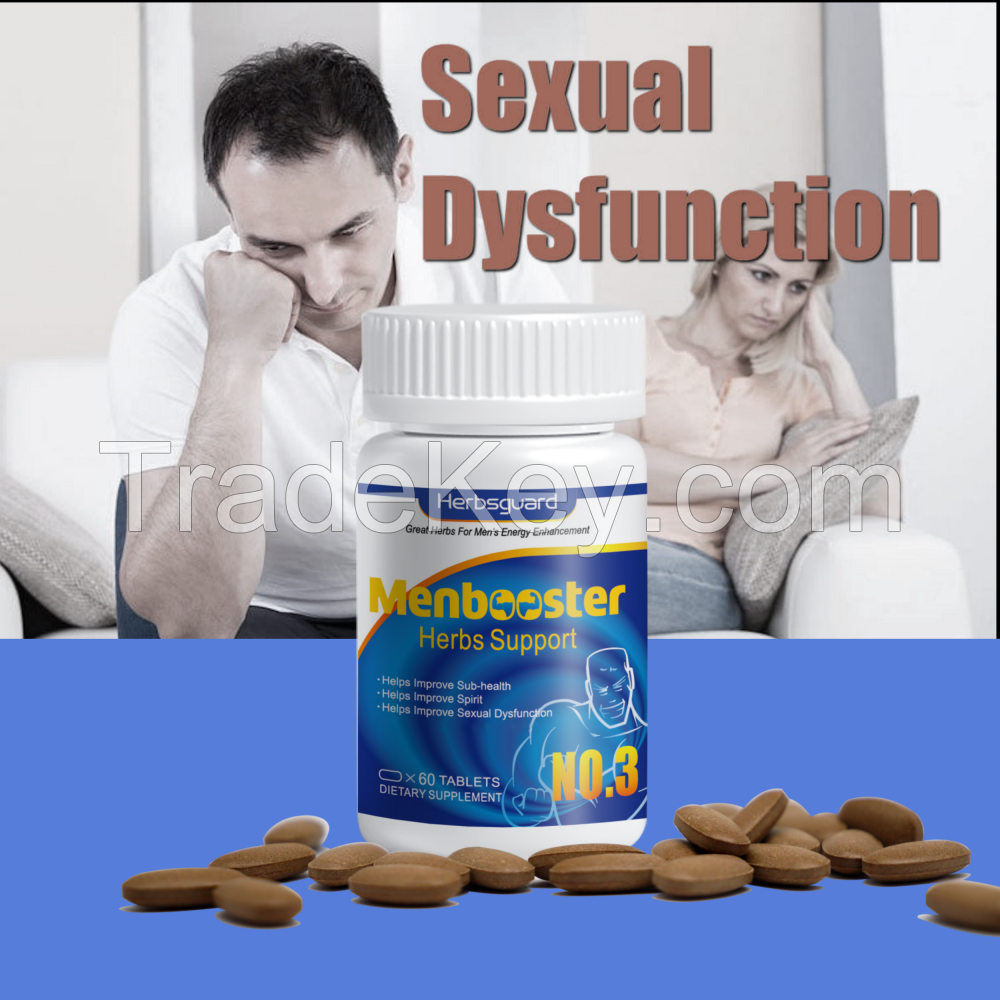 Herbal Dietary Supplement Men Booster Natural Herbs Extracts As Active Ingredients Recover Normal Sexual Function Man ED Product Erectile Dysfunction Treatment 