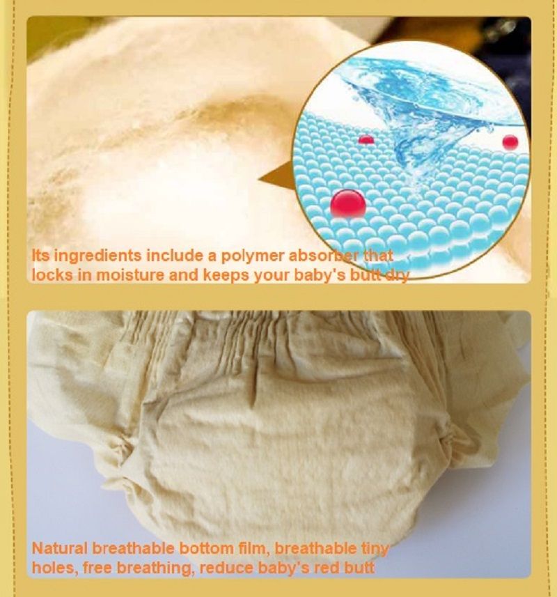 Bamboo Fiber Natural Diapers