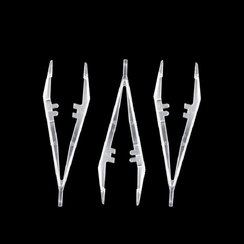 PS material grade plastic tweezers aseptic packaging tweezers for medical