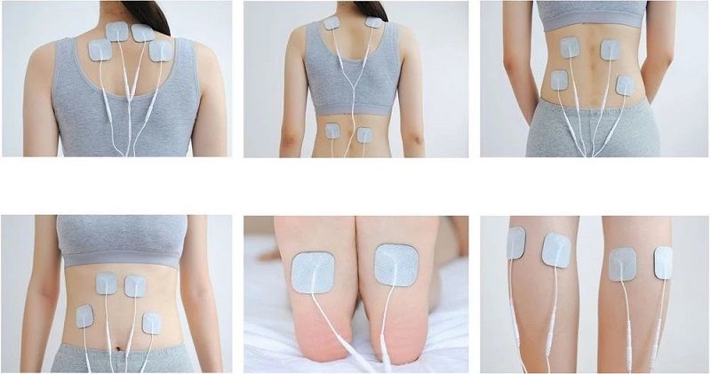 Physiotherapy electrode patch