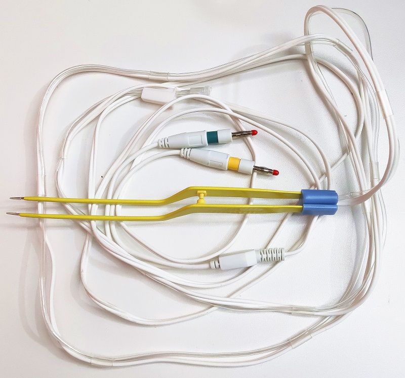 Disposable non-stick bipolar electric coagulation forceps