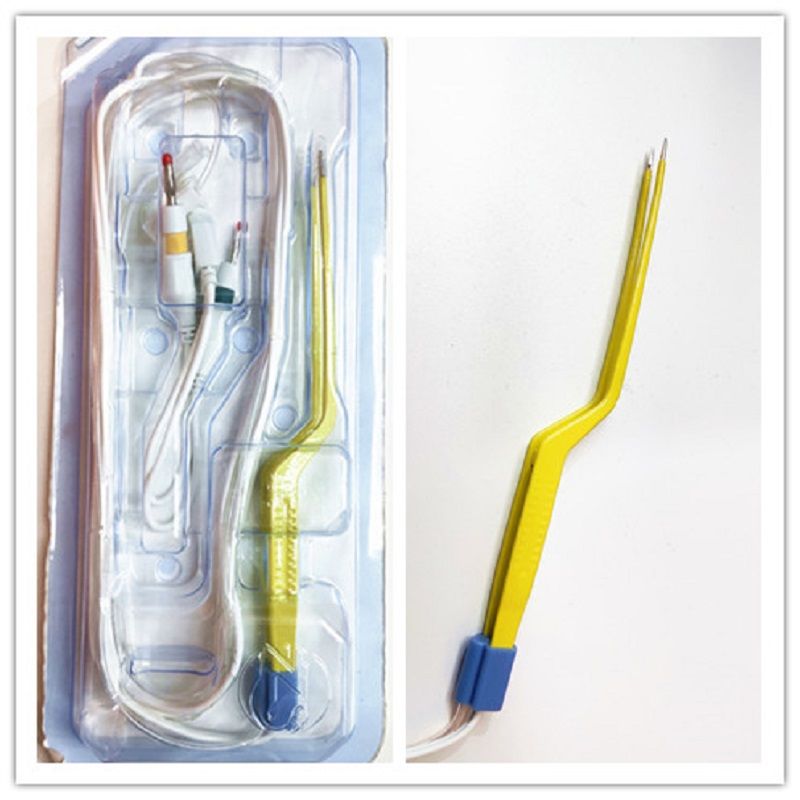 Disposable non-stick bipolar electric coagulation forceps