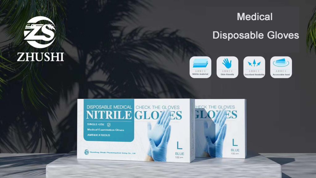 Disposable Medical Examination Nitrile Gloves