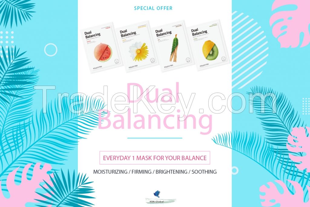 Daul balance mask (Firming / PEACH, WATERMELON)