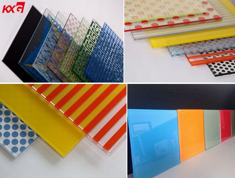 Silk screen printing tempered glass, ceramic frit glass supplier