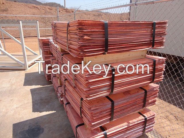 Top Grade 99.99% Pure Copper Cathodes