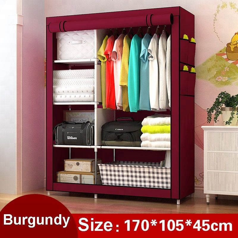 DIY non woven folding wardrobe