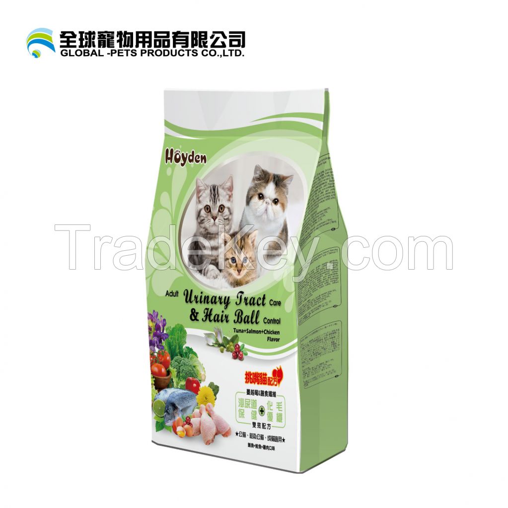 Hoyden dry food for male cats - urinary tract care &amp; hair ball control formula