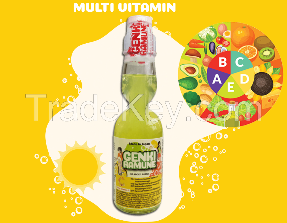 Multi Vitamin Genki (HEALTHY) Ramune Soda