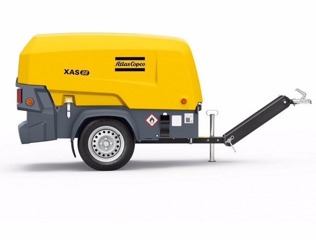 Atlas Copco 178cfm Mining Portable Diesel Air Compressor