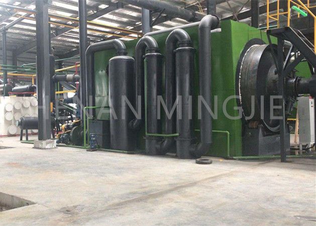 waste tires plastics oil sludge pyrolysis recycling plant