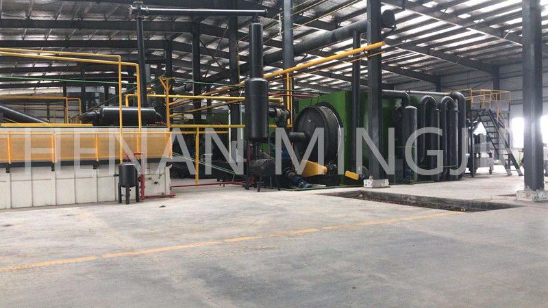 high efficiency waste tires converting to oil plant good quality