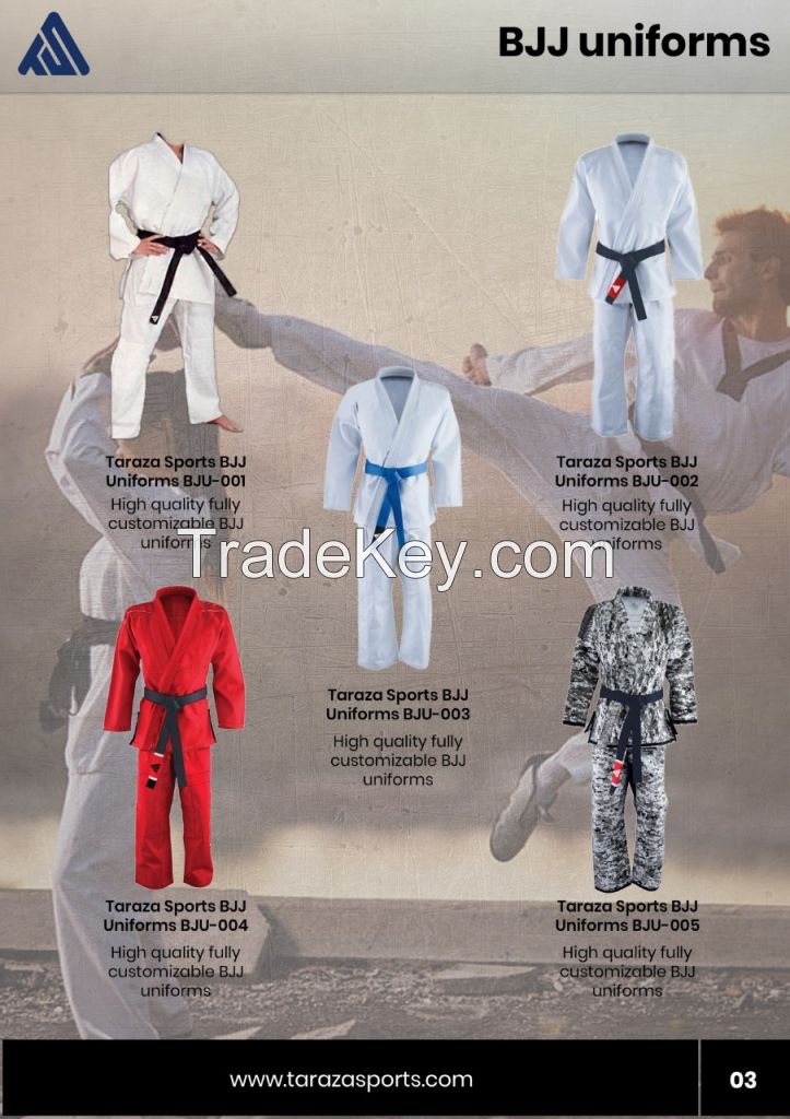 Martial Arts and Boxing Gears