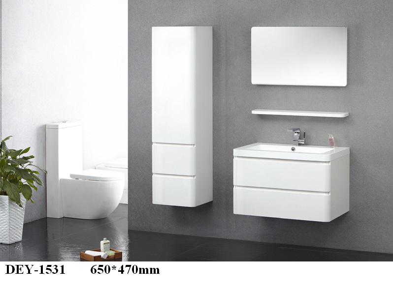 PVC  white  bathroom cabinet small size
