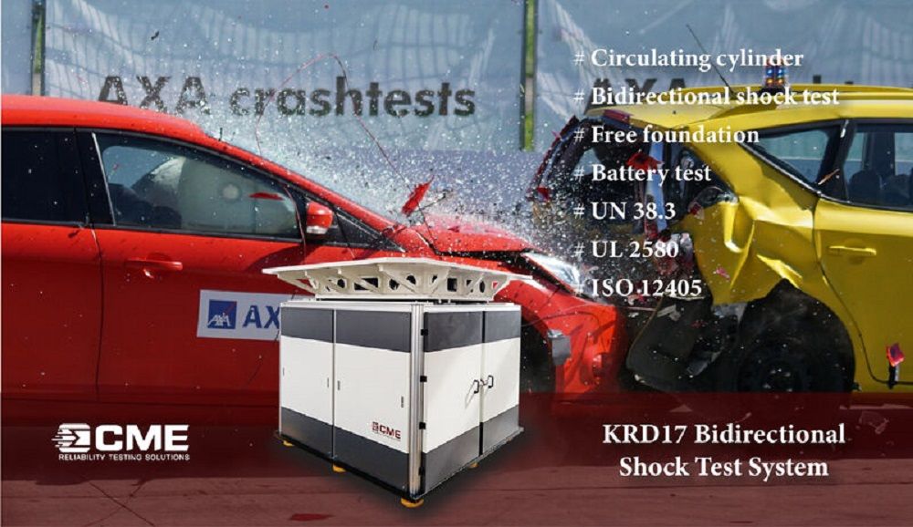 KRD17 Pneumatic Bidirectional Vertical Shock Test System