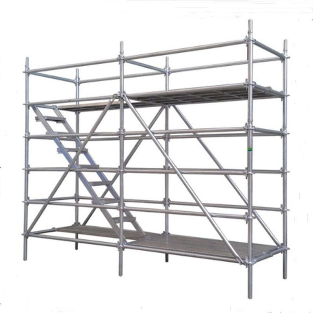 All Round Ringlock Scaffolding System Steel Comply with Layher Standard