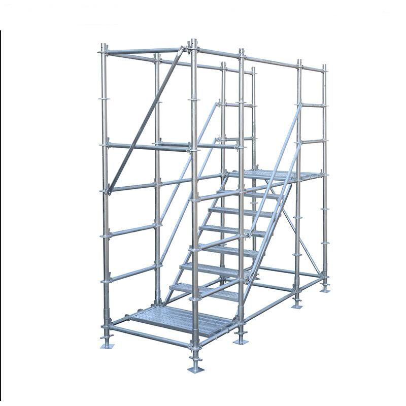 All Round Ringlock Scaffolding System Steel Comply with Layher Standard