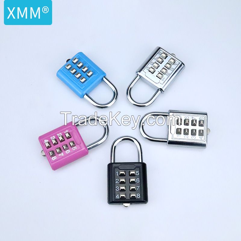 Digital Safety Padlock With pull button For Luggage Combination Padlock xmmm8030