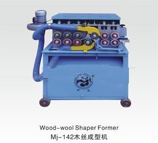 Wood-wool shaper former