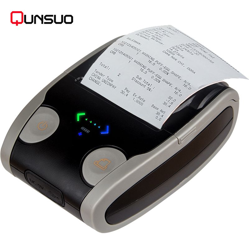 Printing Thai 58mm Bluetooth Thermal Portable Handheld Printer