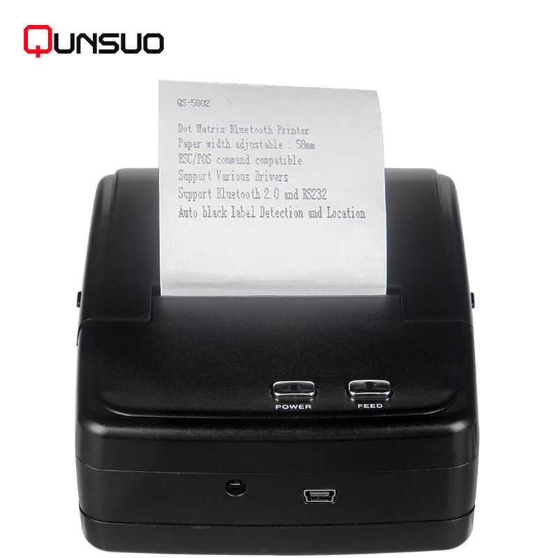 Free Driver Wireless Mobile 58mm handheld ticket printer