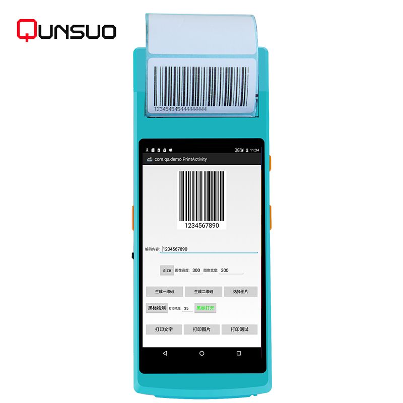 Touch Screen Logistic Machine Rugged Computer Barcode Scanner Android Handheld PDA