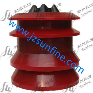 PDC serration non-rotating cementing plug top&amp;bottom