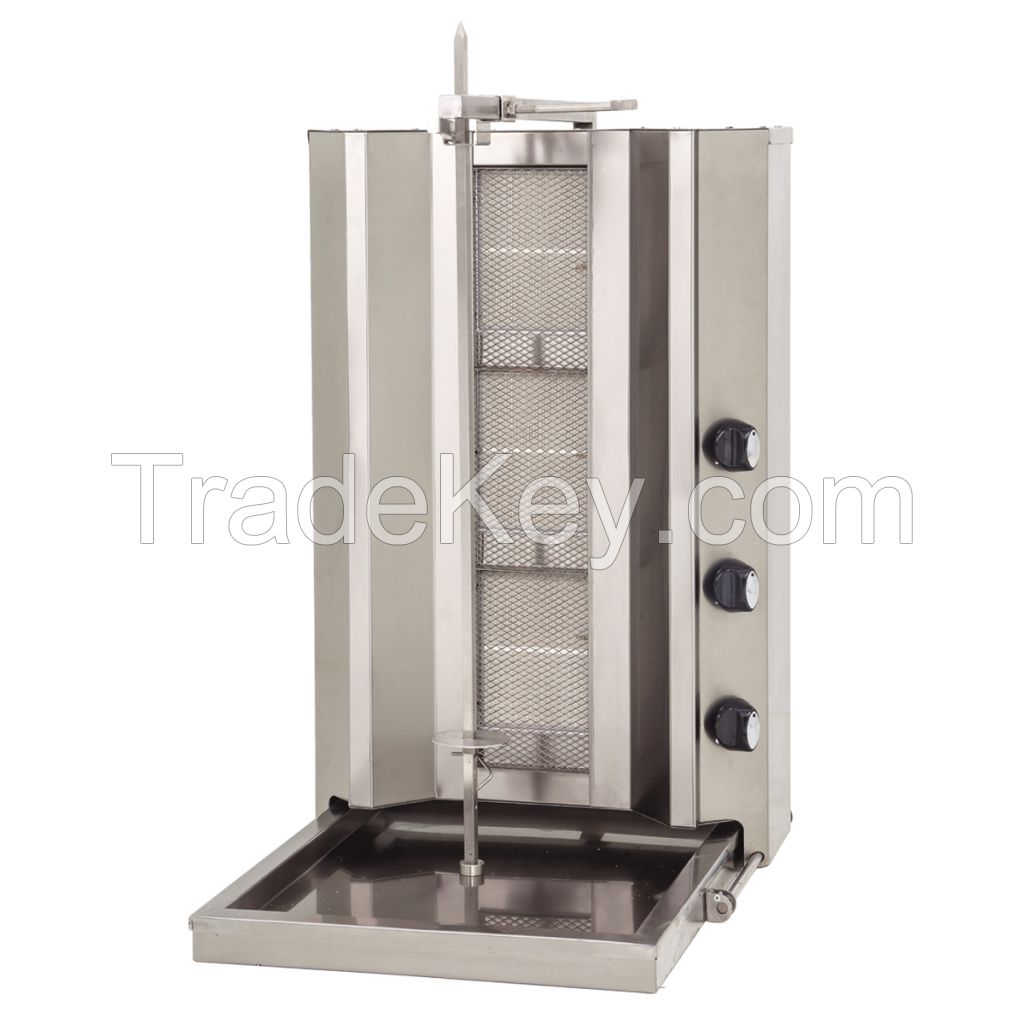 Shawarma Machine (doner Machine) Drndsg-3y-lpg Non Motor - 3 Burner