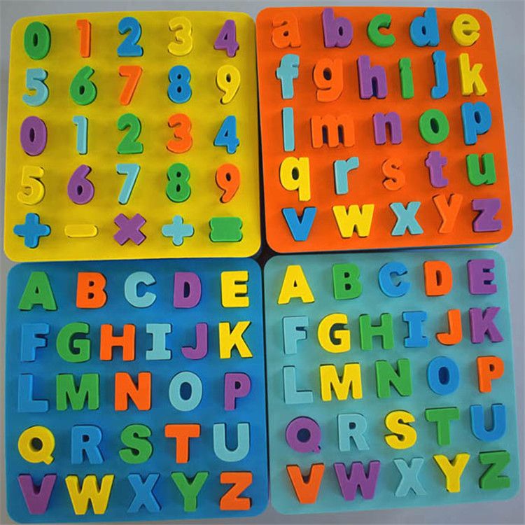 Colorful Educational Children Toy Number and Letter EVA Foam Jigsaw Puzzle
